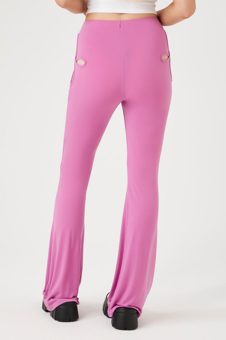Pantalón Detalle Lateral Rosa