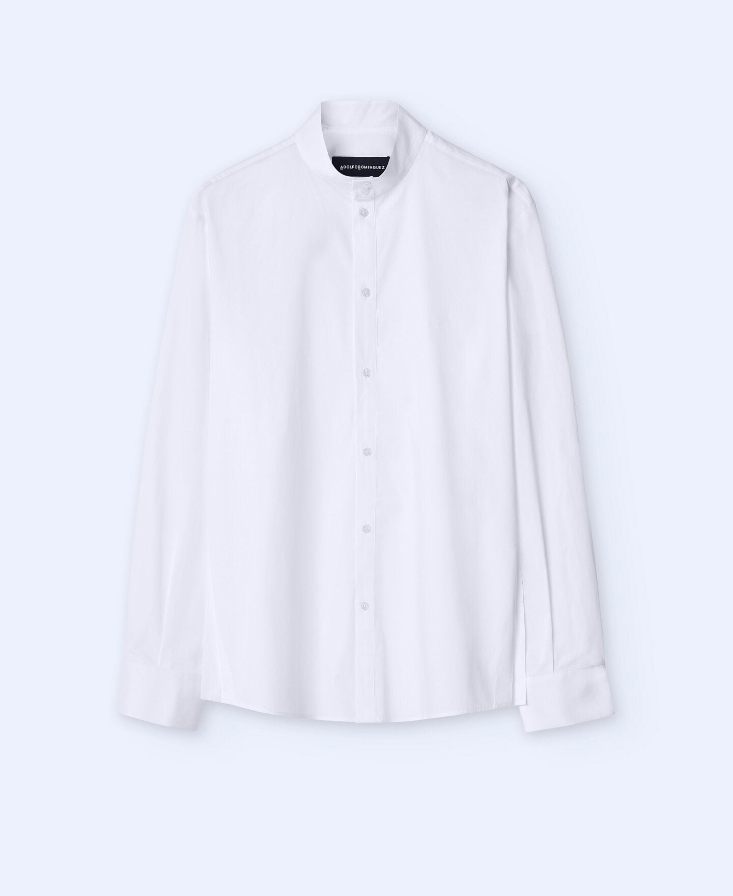 Camisa Cuello Mao Blanco