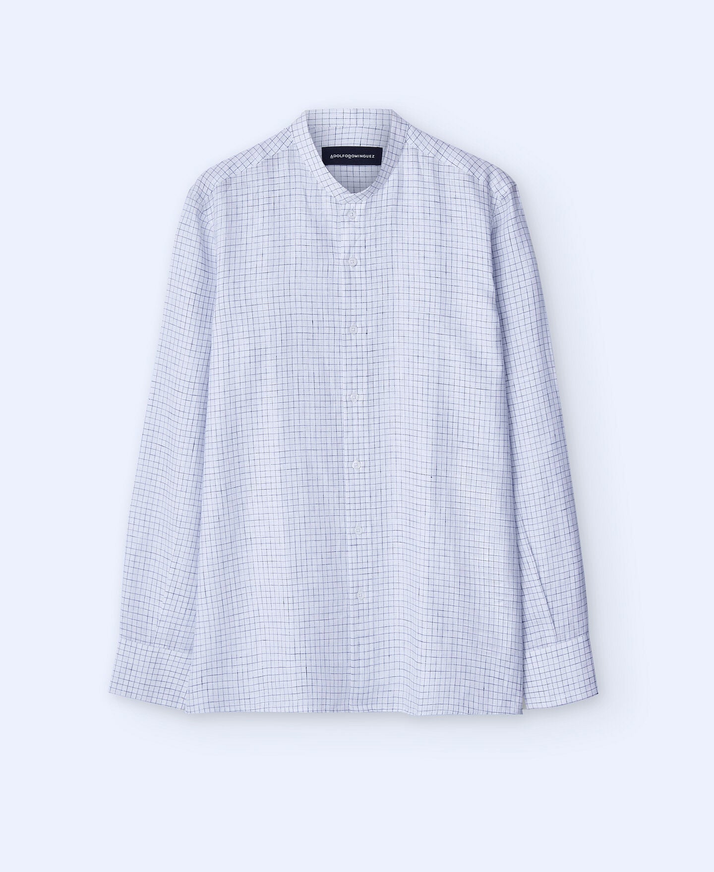 Camisa Botones Lino Blanco