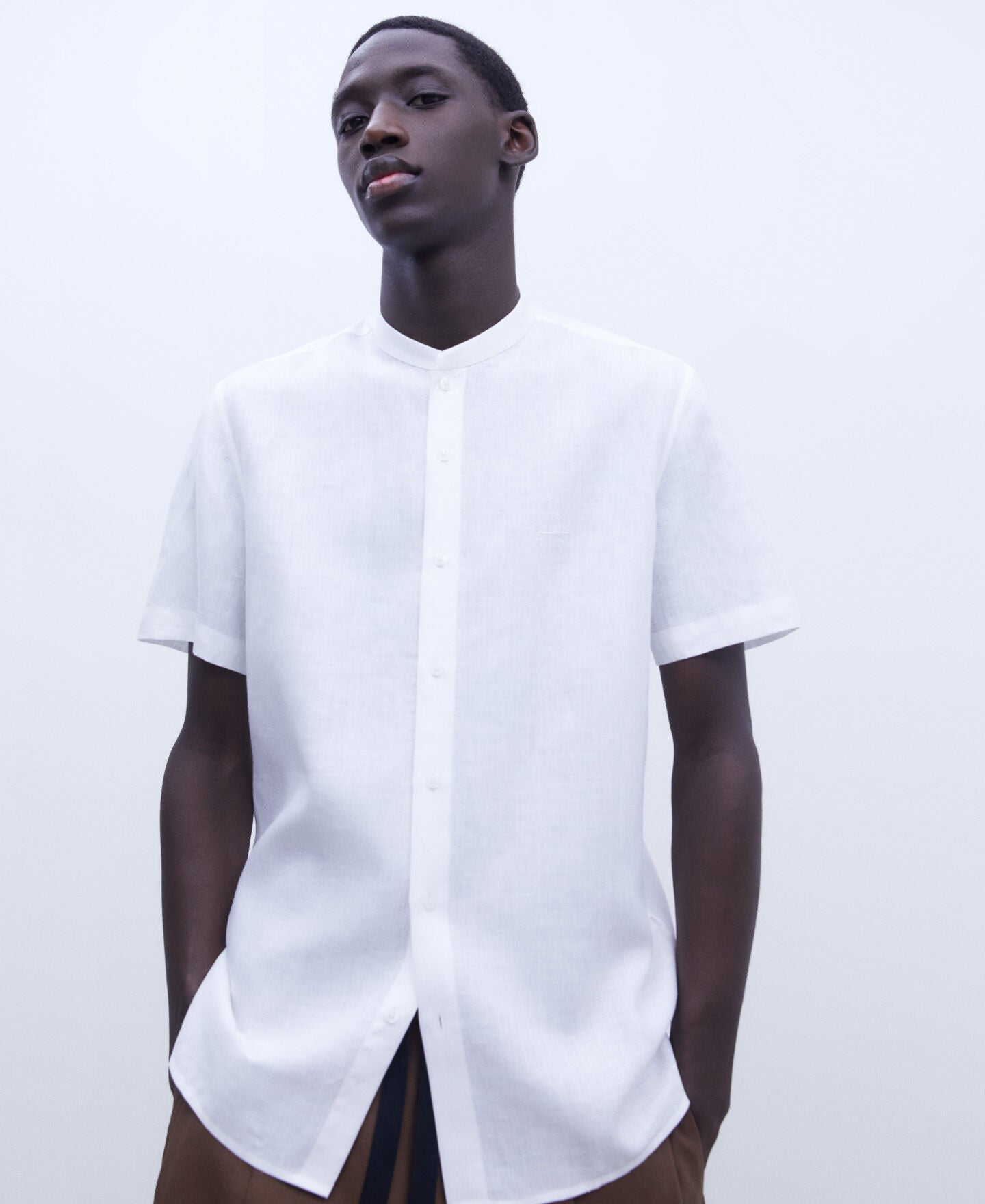 Camisa Botones Blanco