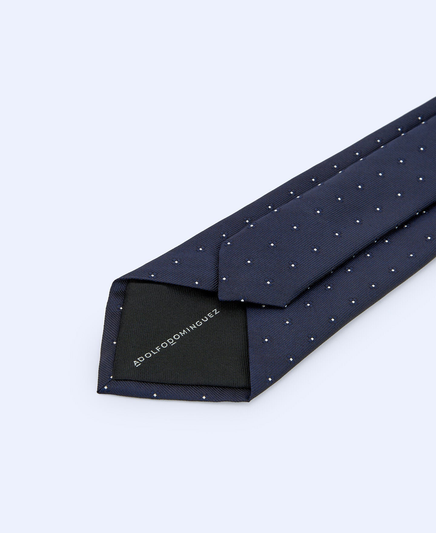 Corbata Puntos Simétricos Azul