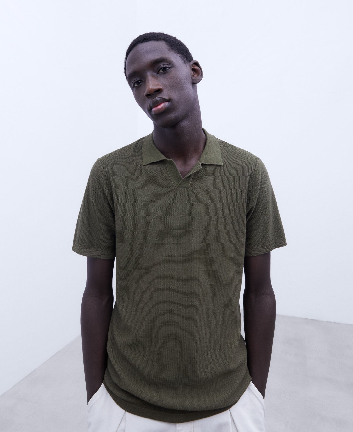 Camiseta Regular Fit Gris Claro