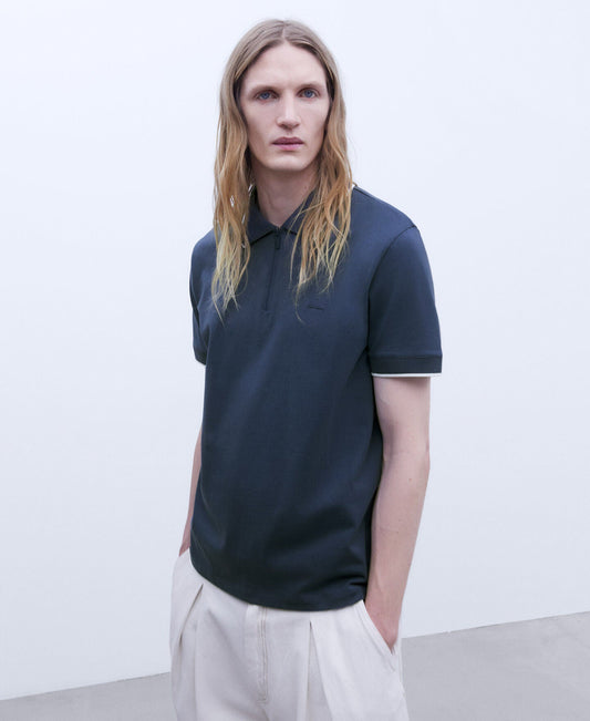 Camiseta Algodón Azul
