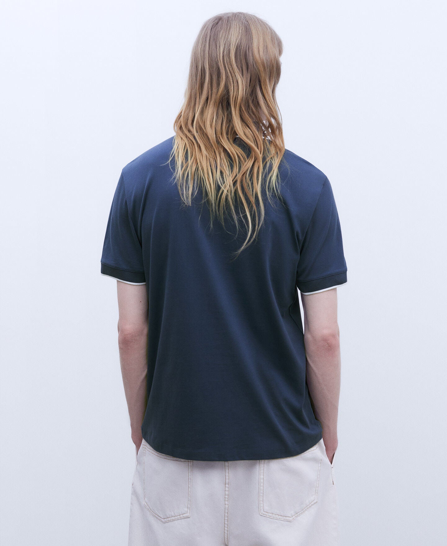 Camiseta Algodón Azul
