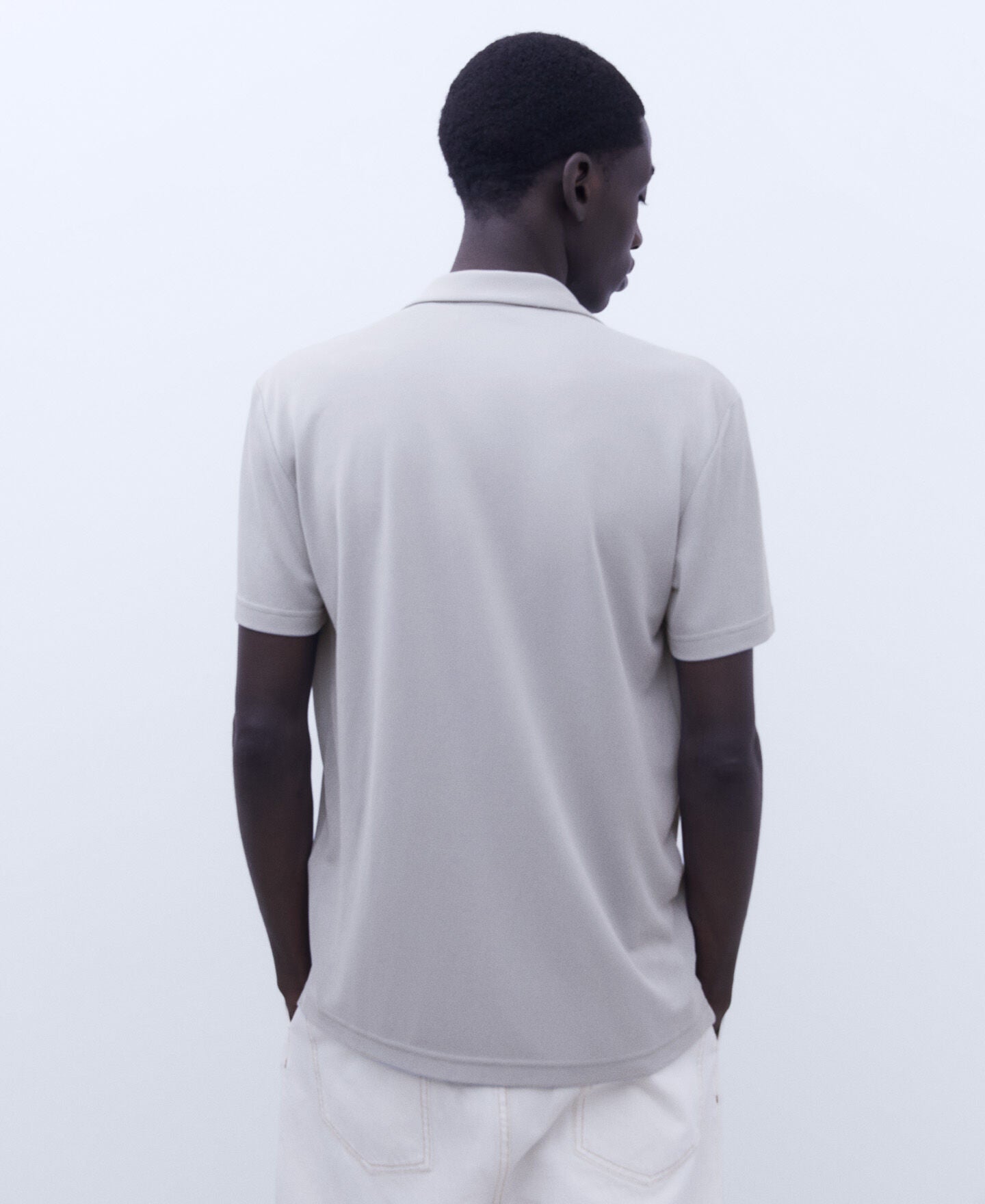 Camiseta Botones Gris