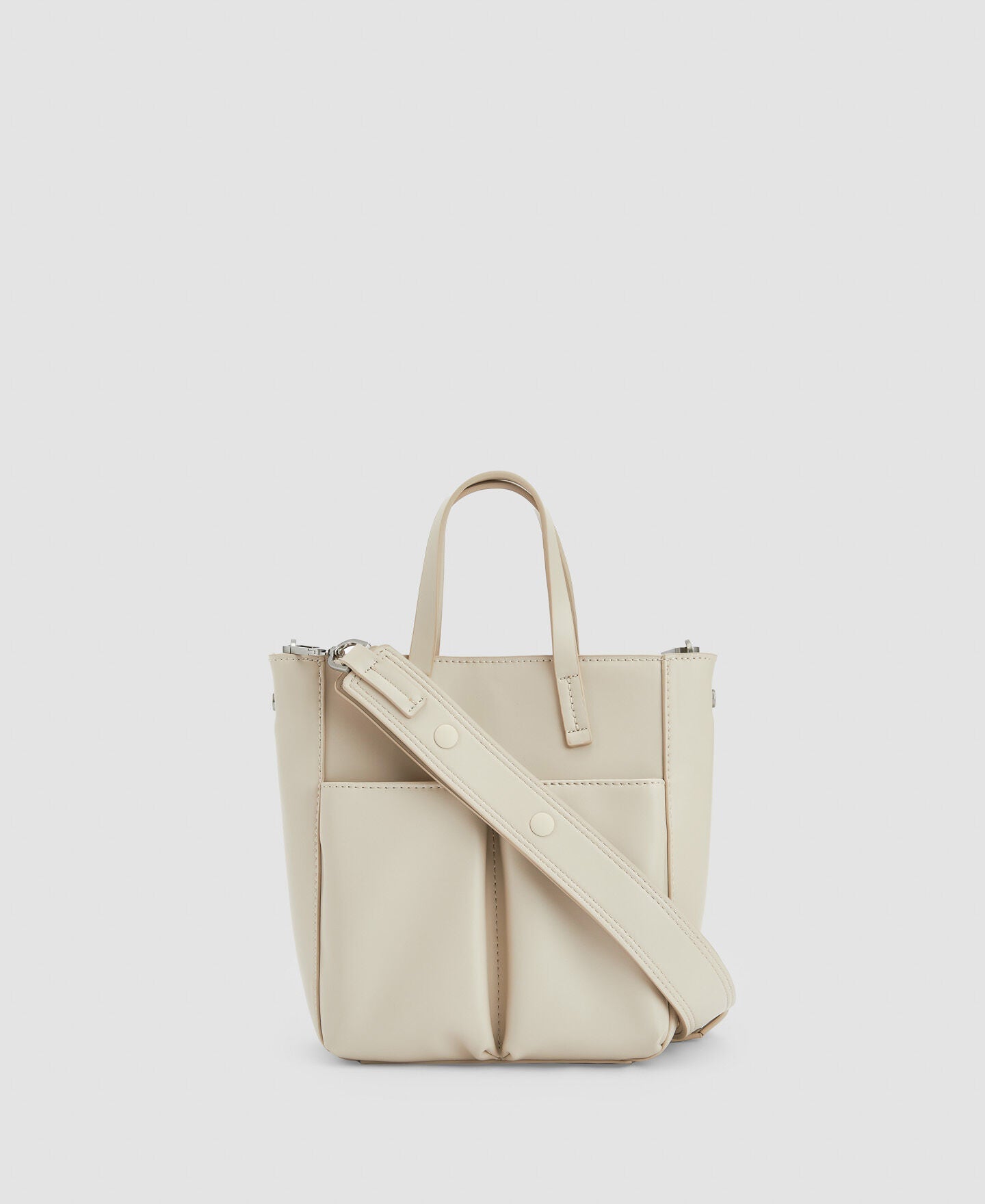 Bolso Con Bolsillos Beige