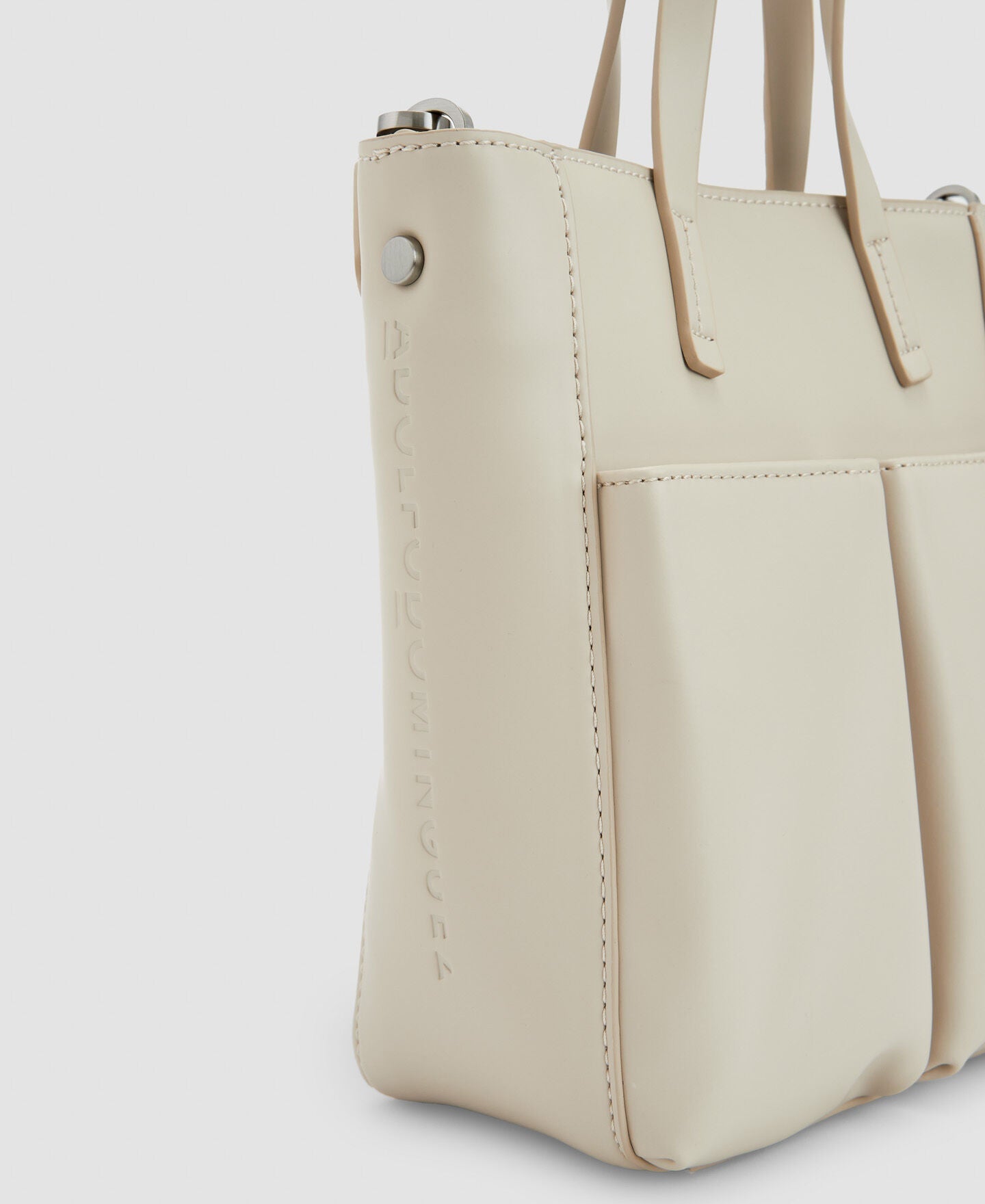 Bolso Con Bolsillos Beige