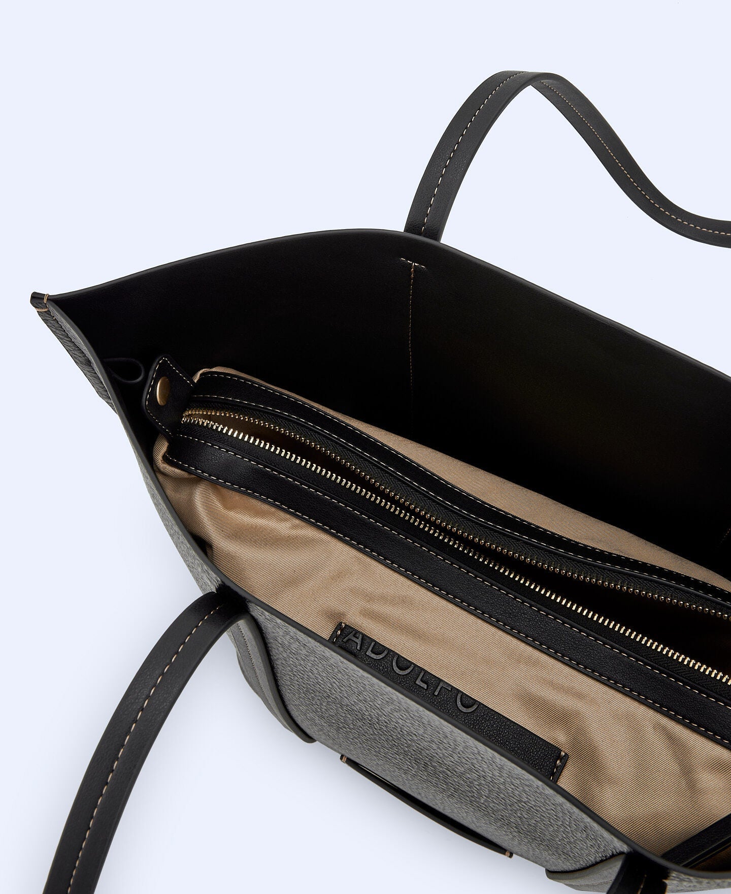 Bolso Shopper Textura Negro