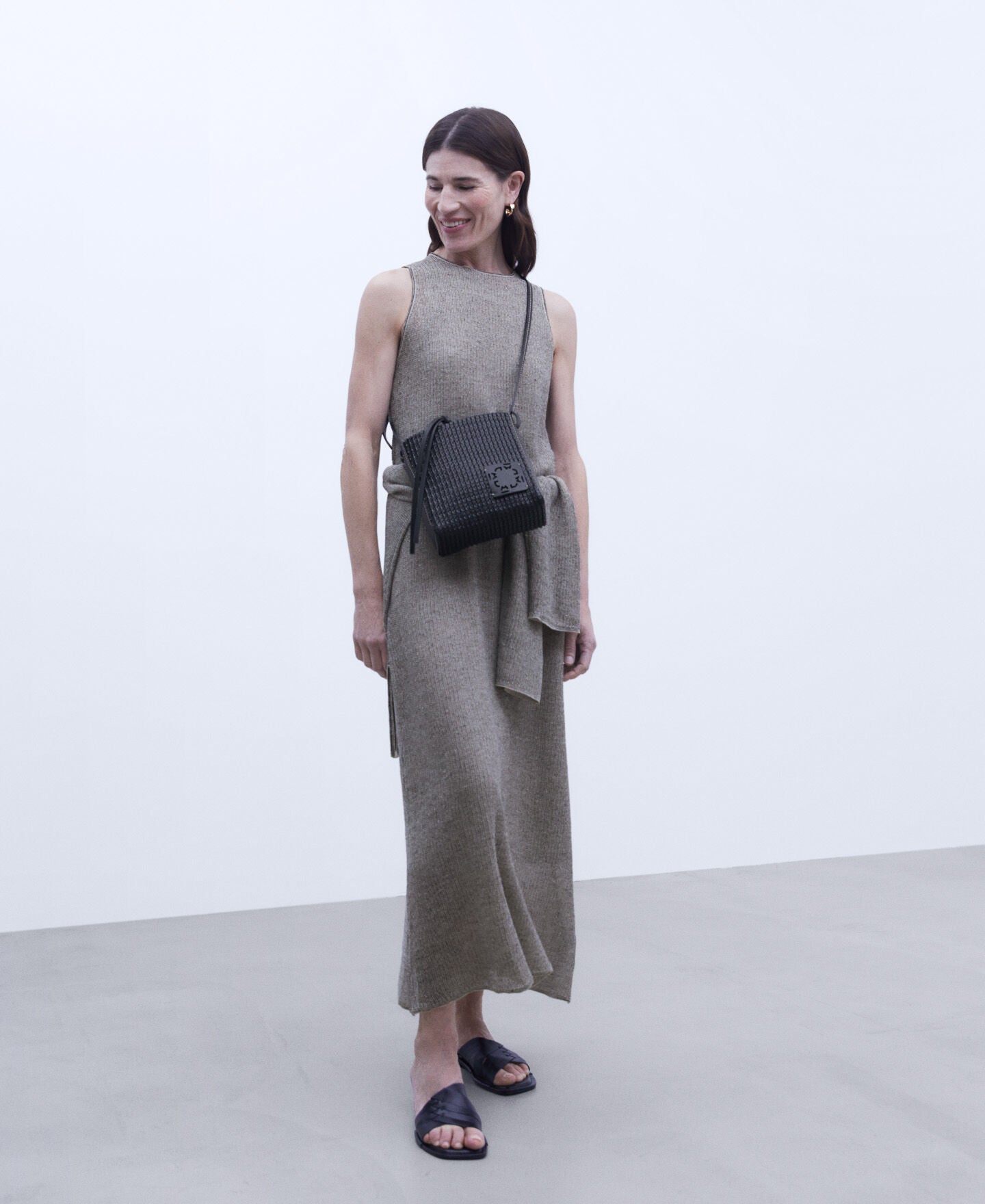 Bolso Trenzado Negro