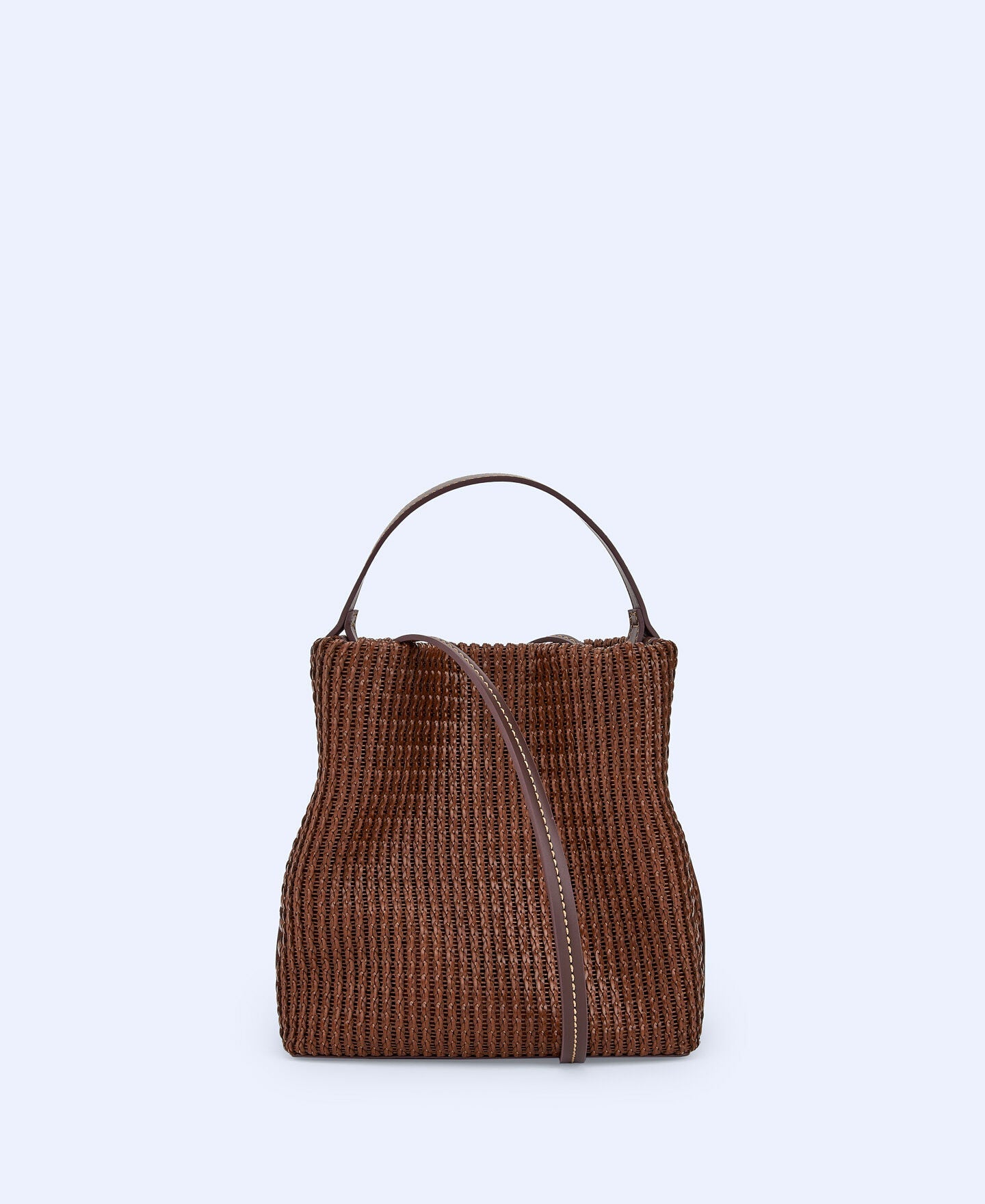 Bolso Trenzado Mediano Café