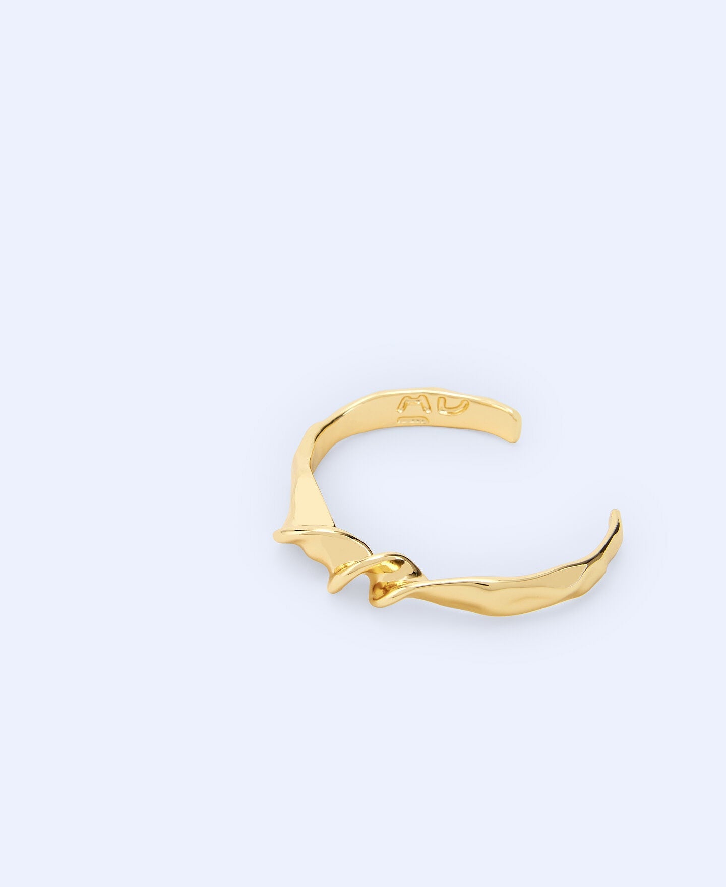 Pulsera Metálica Torsión Dorado