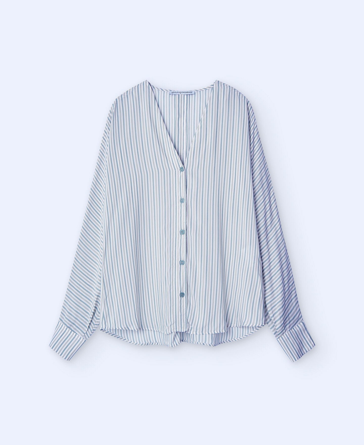 Camisa Viscosa Blanco/Verde