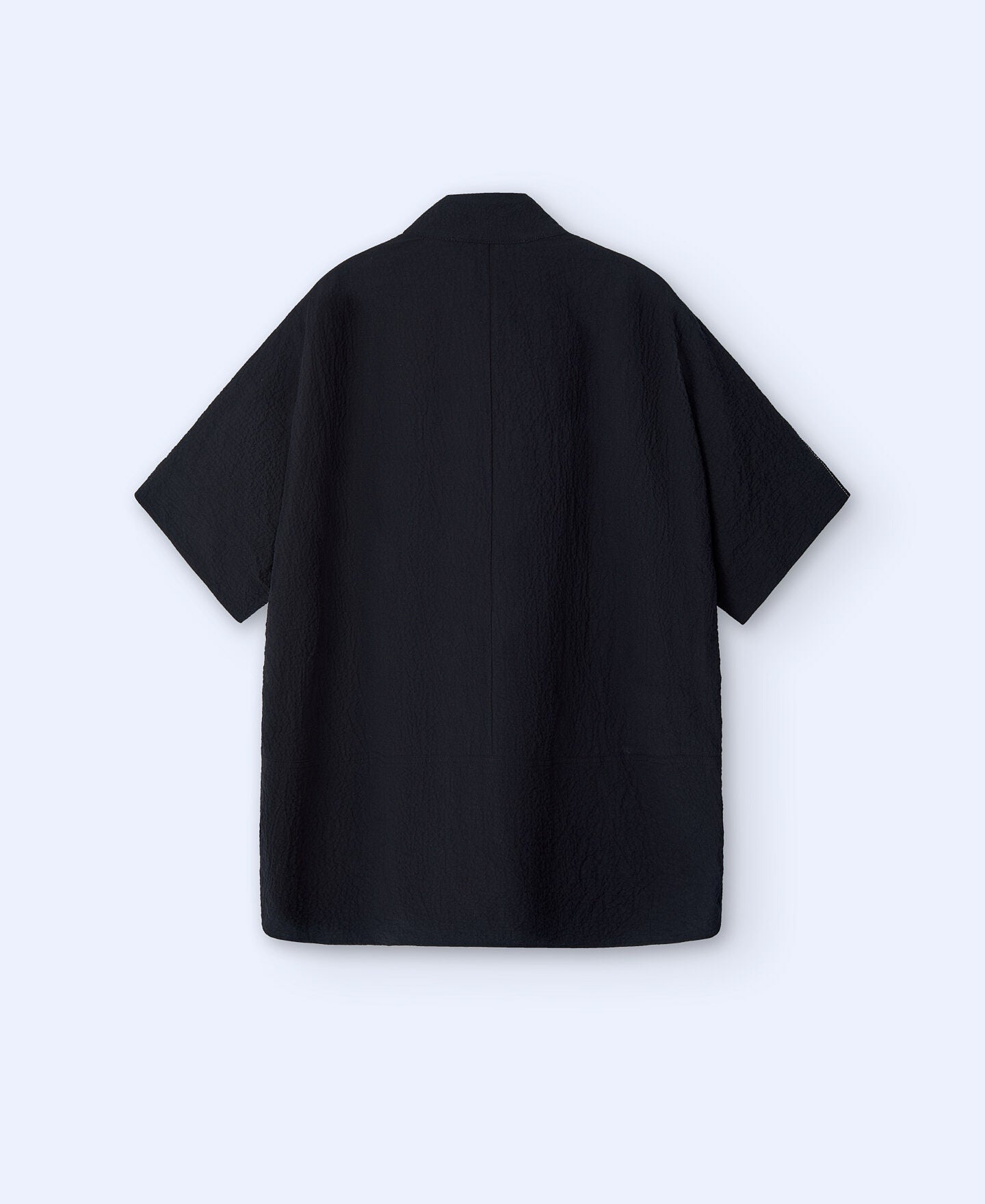 Camisa Con Botones Negro
