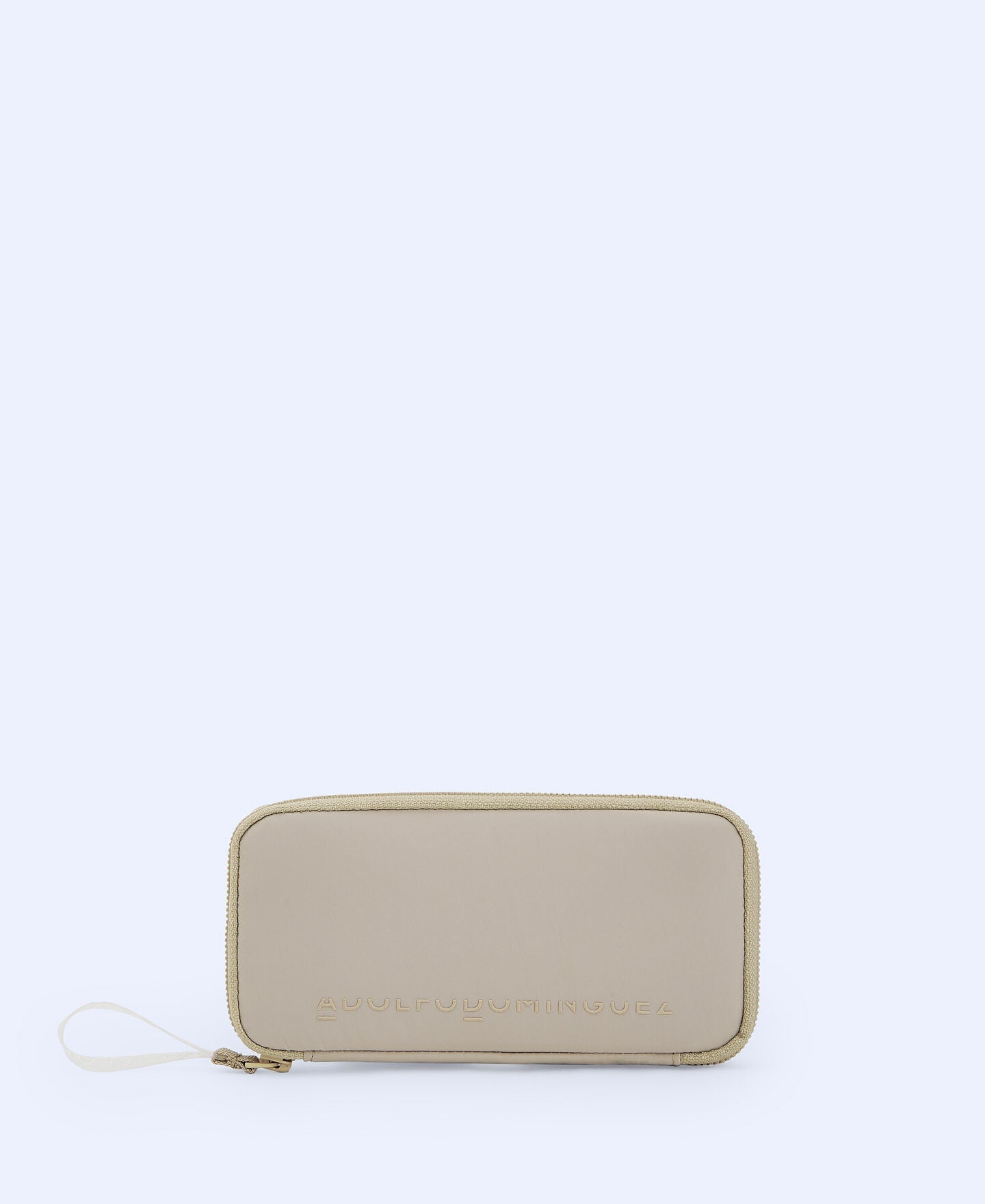 Billetera Rectangular Cremallera Blanco