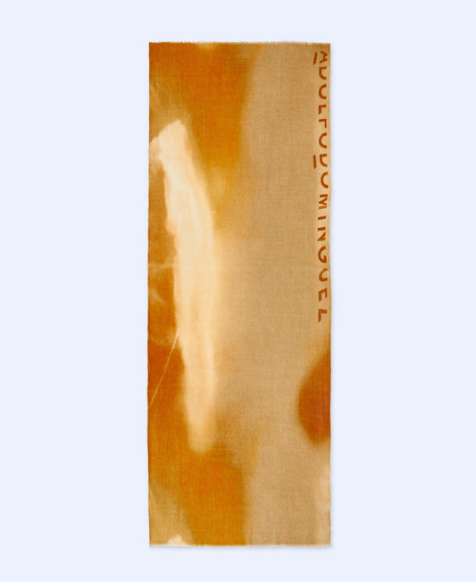 Fular Estampado Naranja