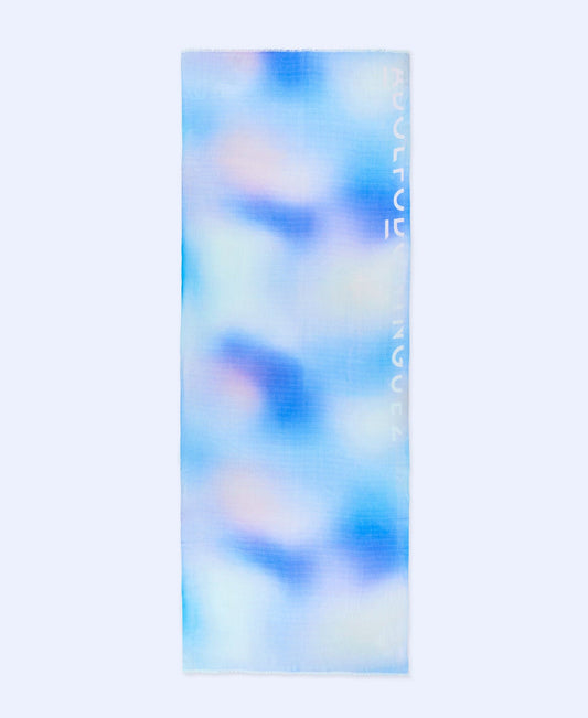 Fular Estampado Azul
