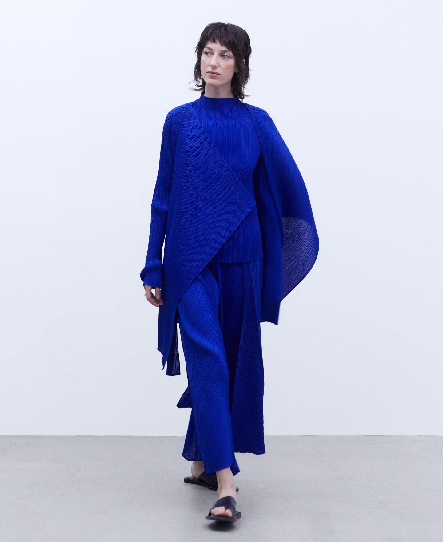 Jacket Escote Pico Azul
