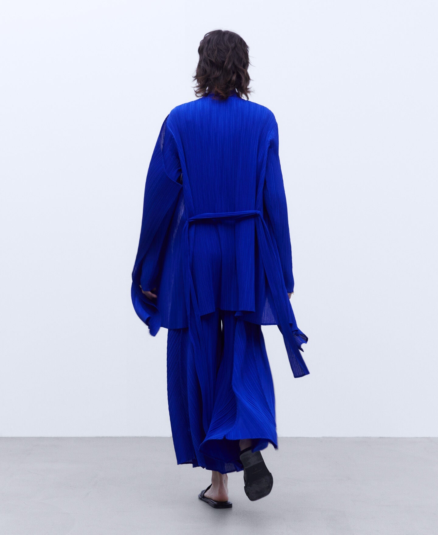 Jacket Escote Pico Azul