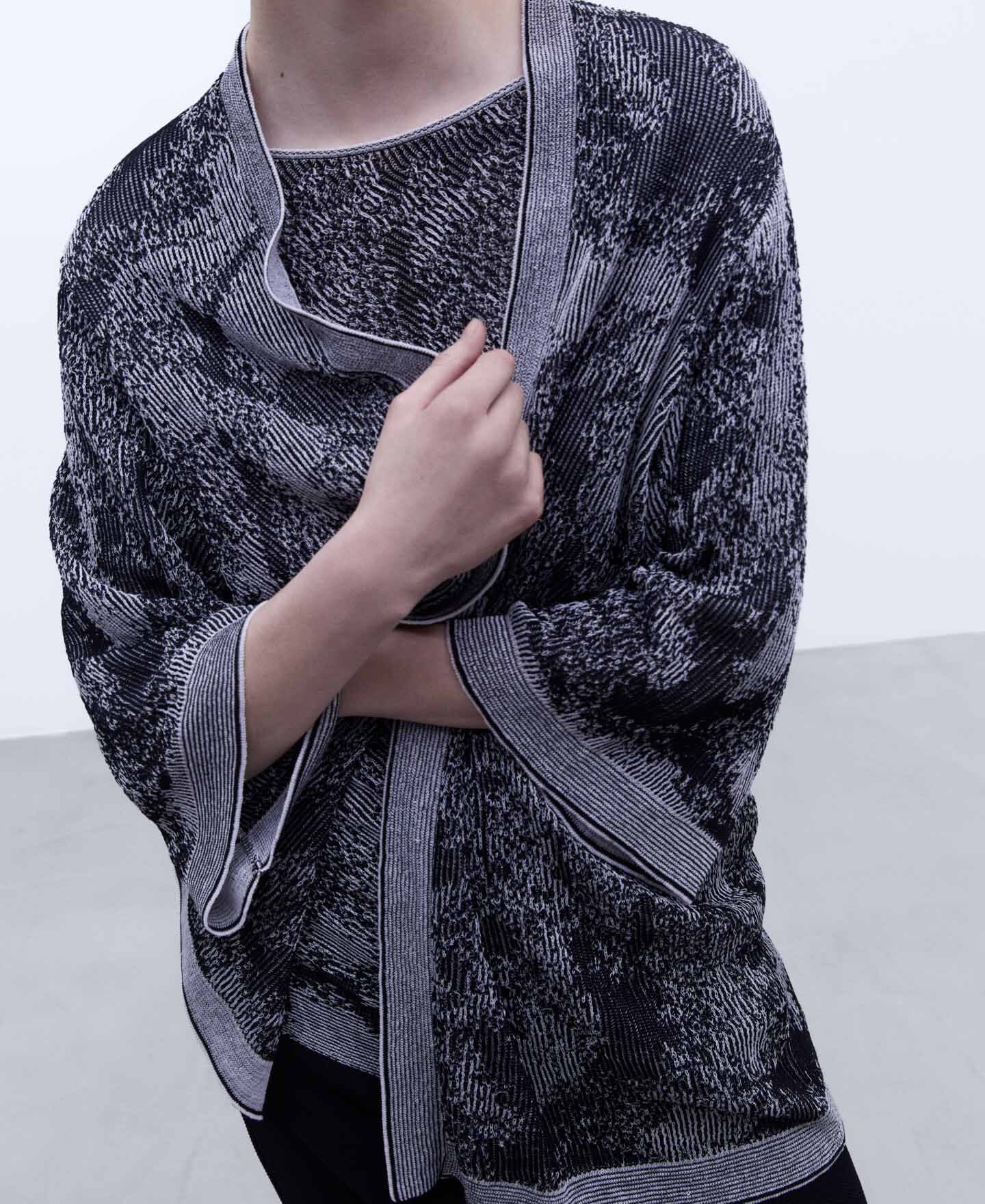 Jacket Tipo Kimono Multicolor