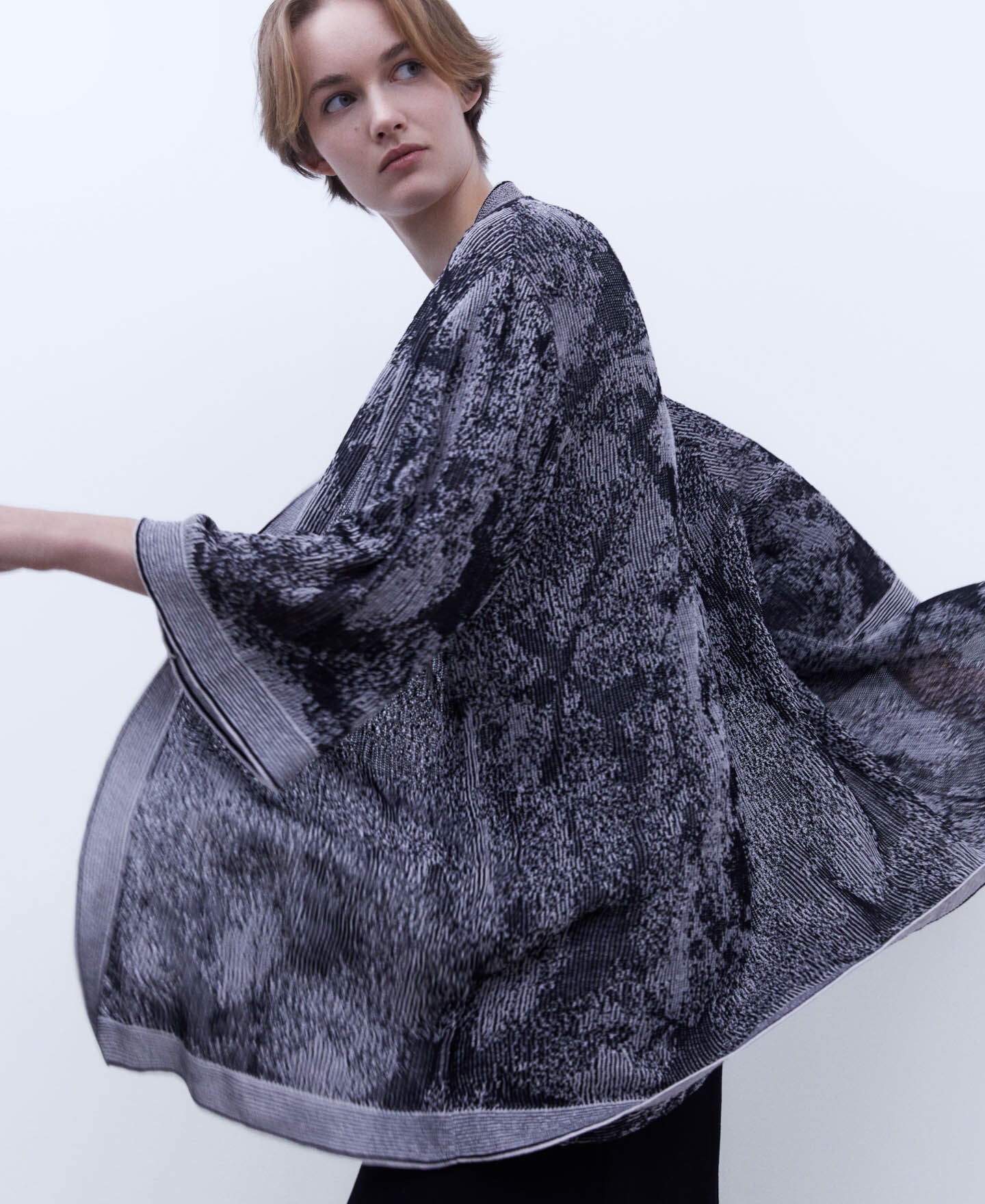 Jacket Tipo Kimono Multicolor