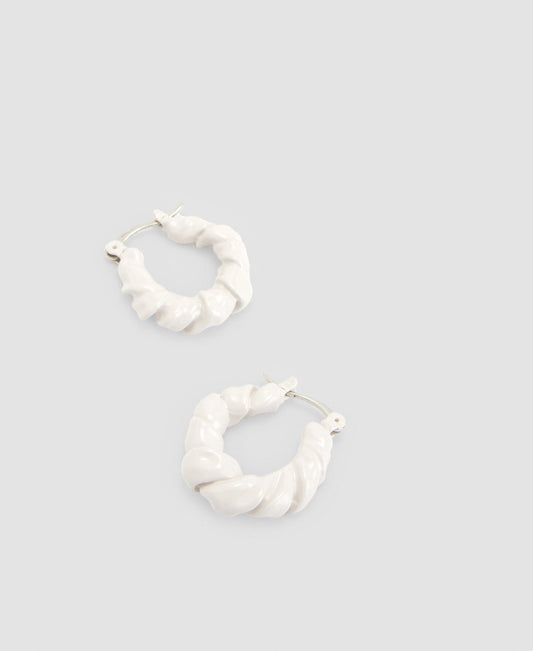 Colgantes Aros Blanco
