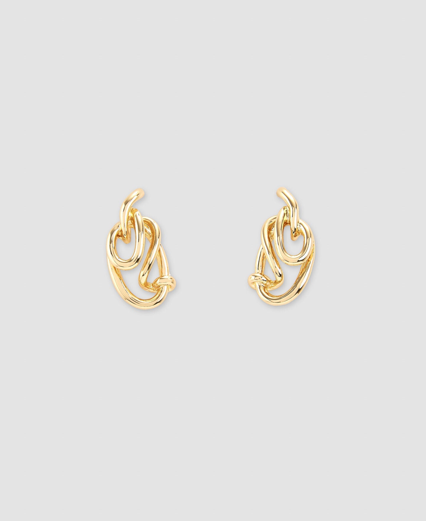 Colgantes Trenzados Dorado
