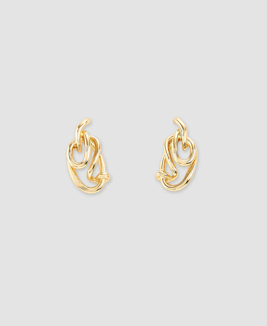 Colgantes Trenzados Dorado