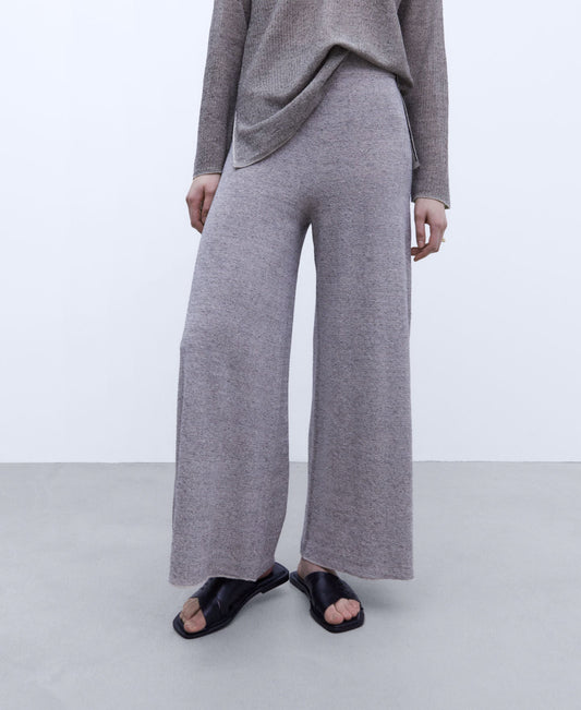 Pantalón Ancho Gris