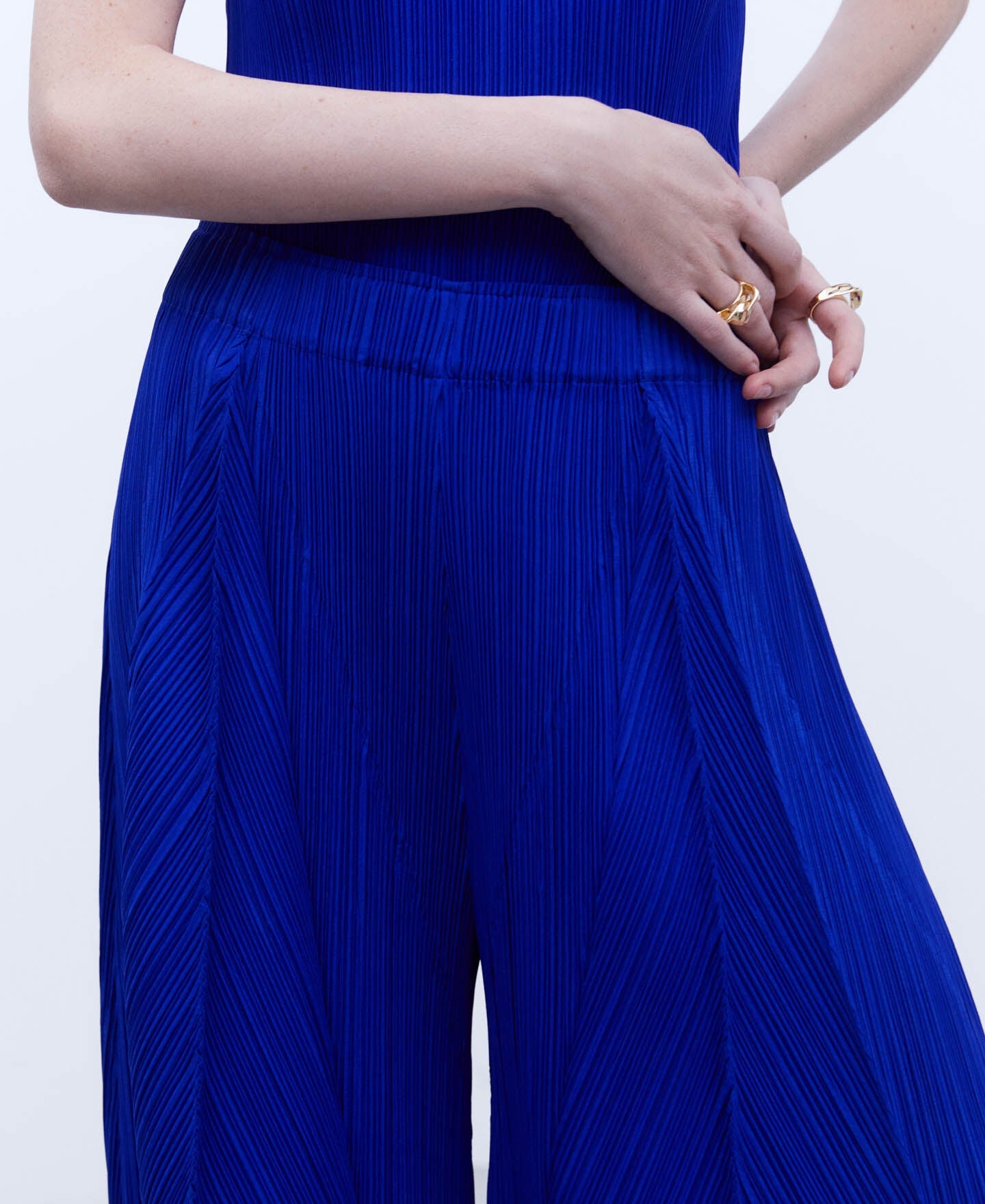 Pantalón Ancho Azul