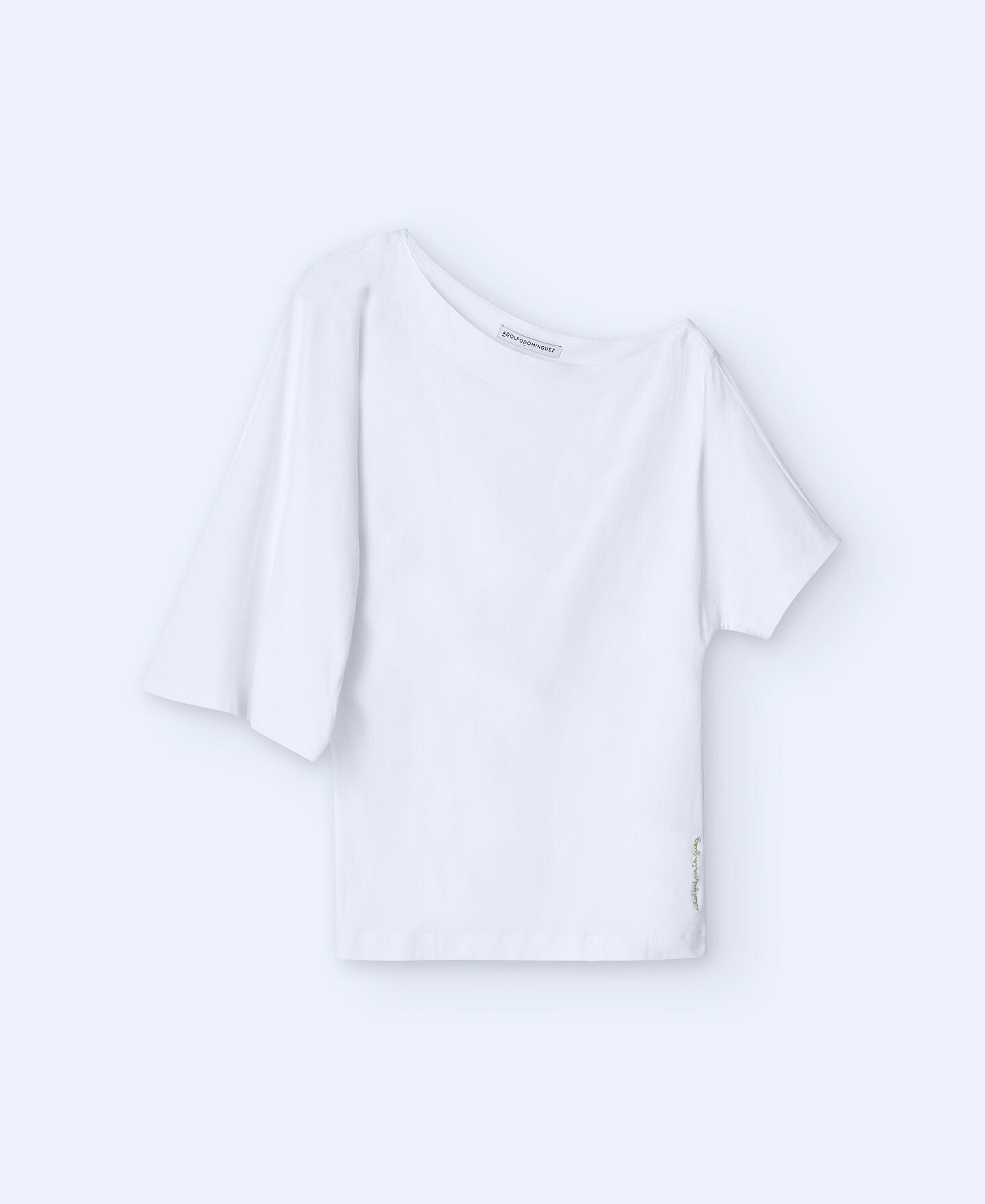 Camiseta Asimétrica Blanco