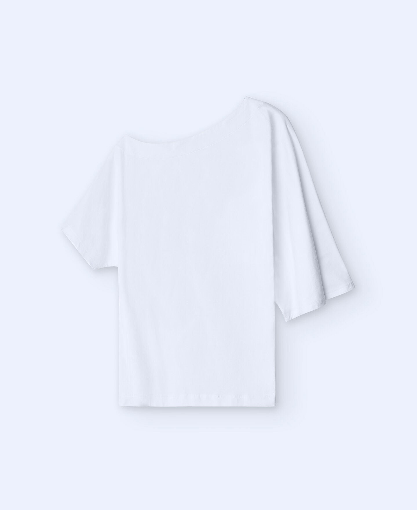 Camiseta Asimétrica Blanco