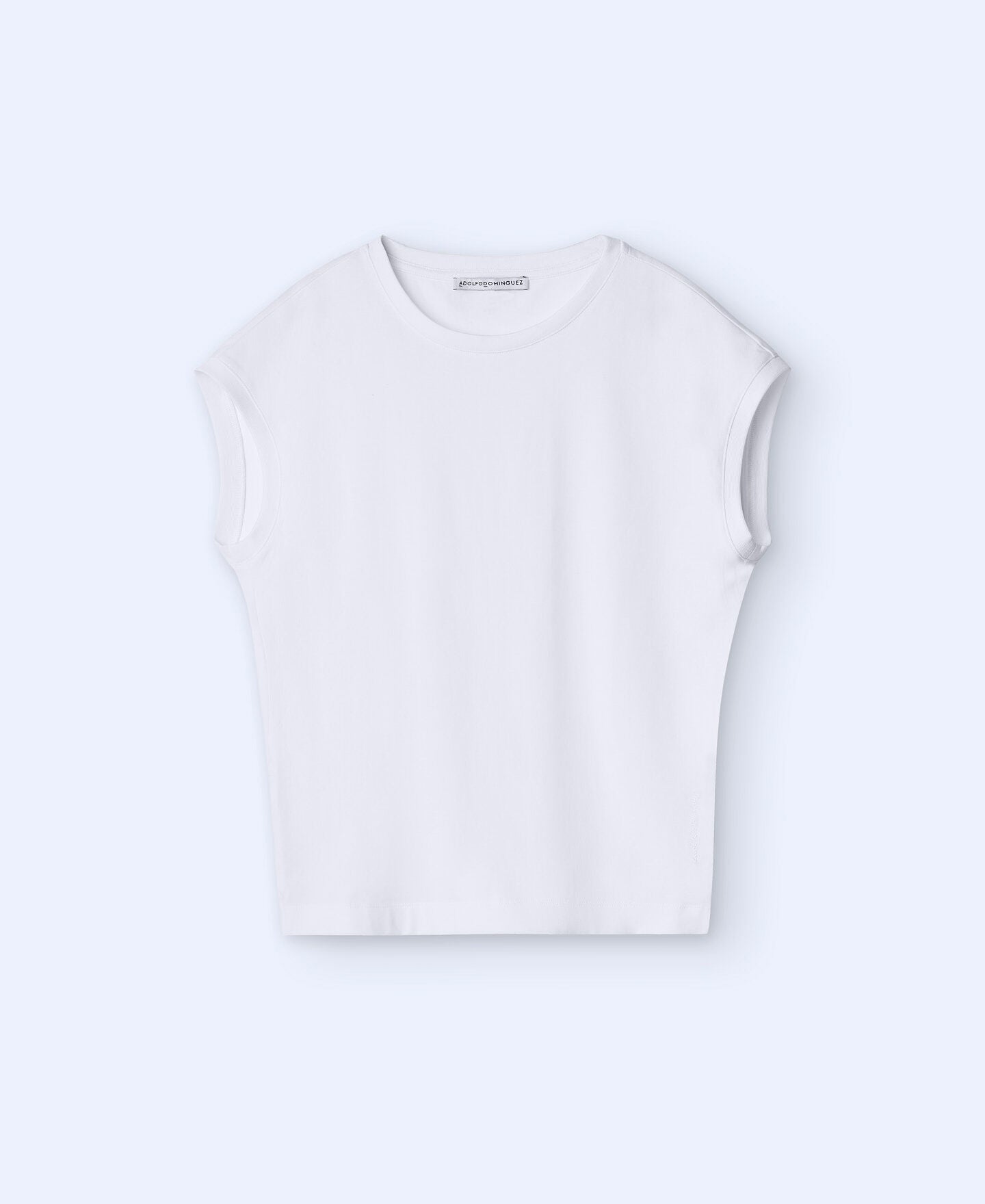 Camiseta Cuello Redondo Blanco