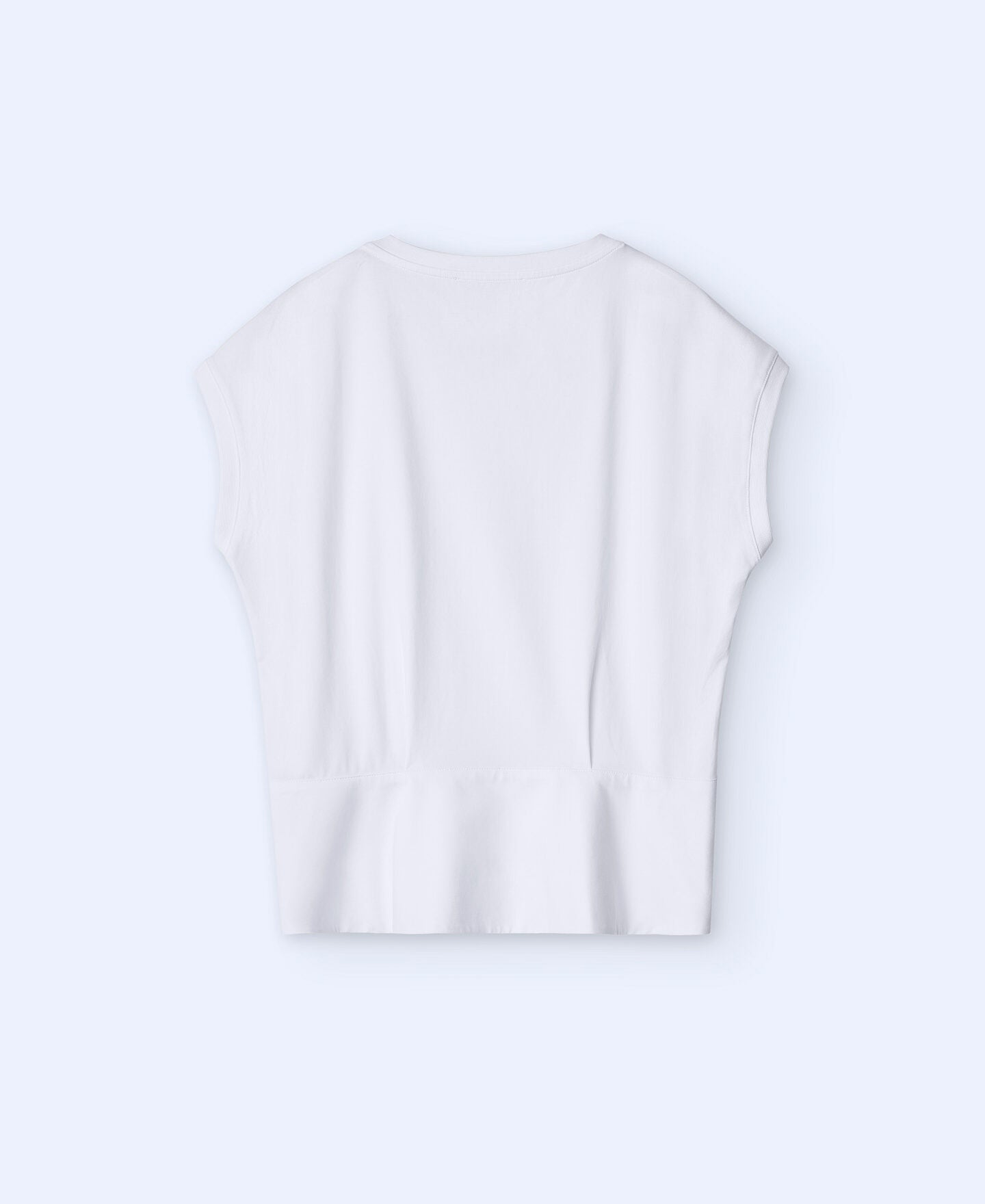 Camiseta Cuello Redondo Blanco