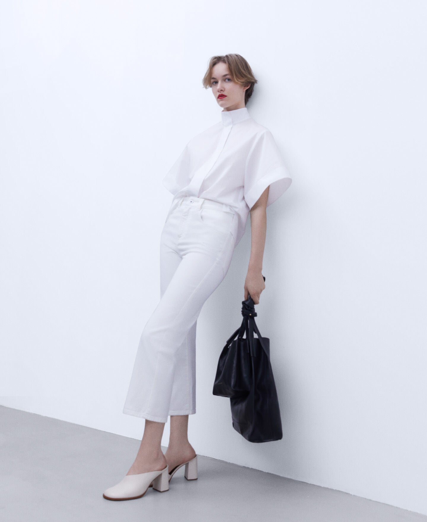 Pantalón Denim Bolsillo Blanco