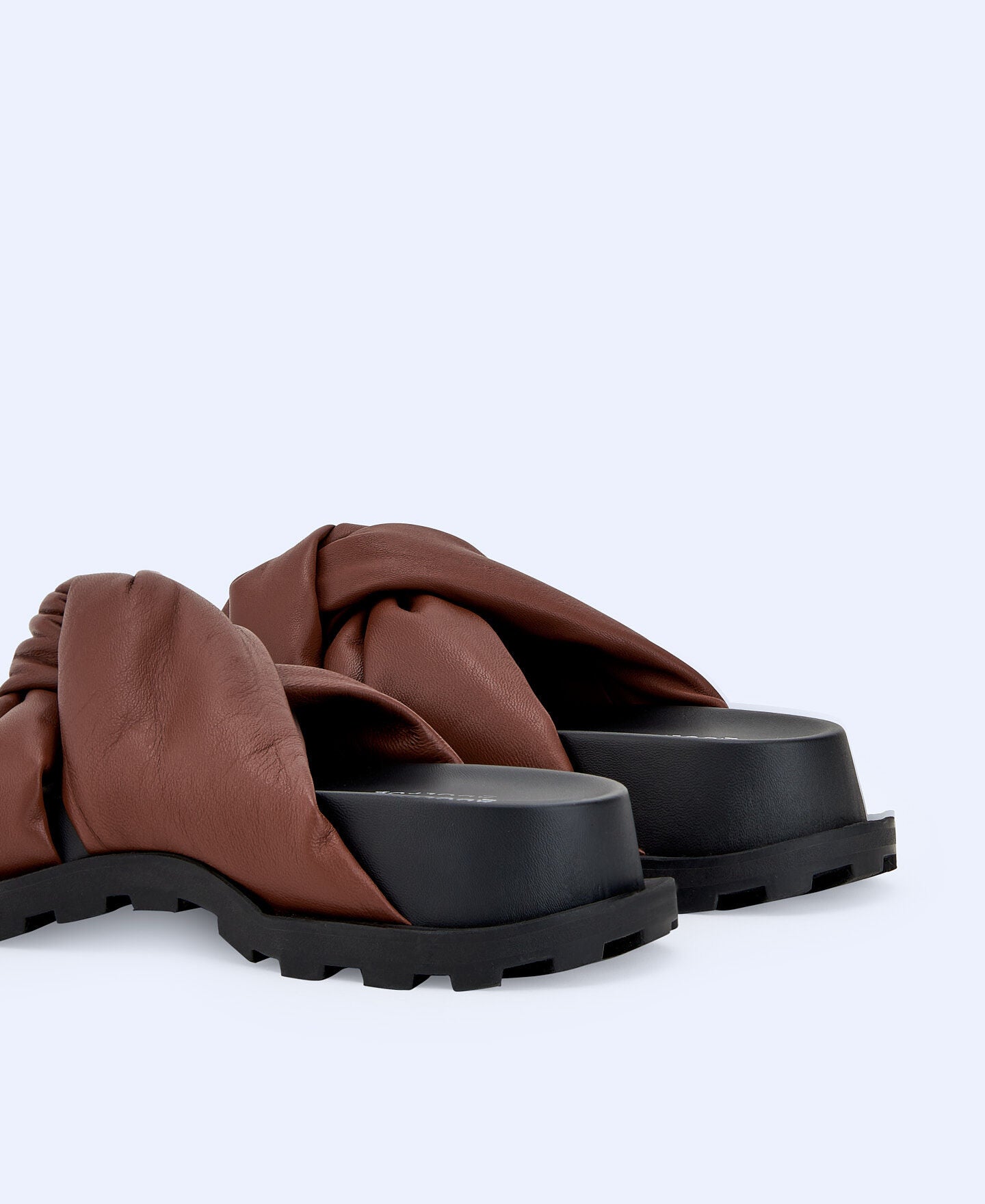 Sandalias de Plataforma Café