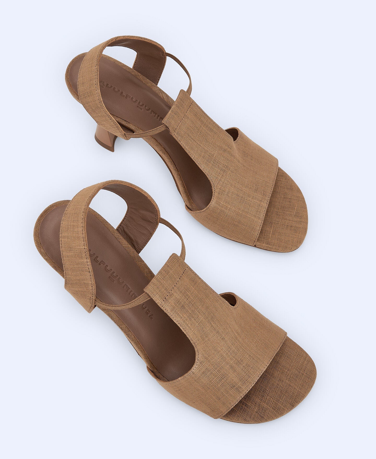 Sandalias Tacón Alto Café