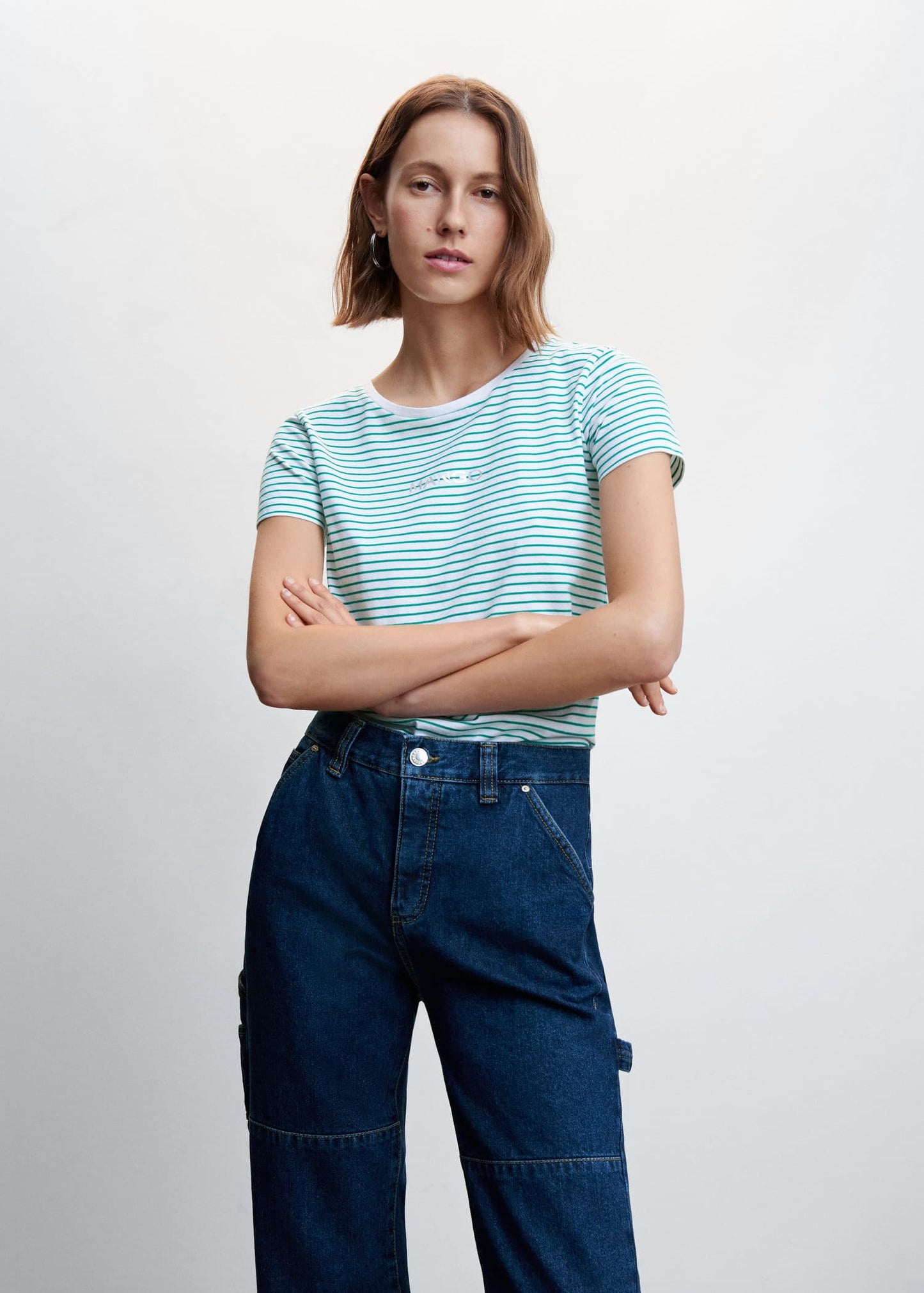Camiseta Rayas Verde