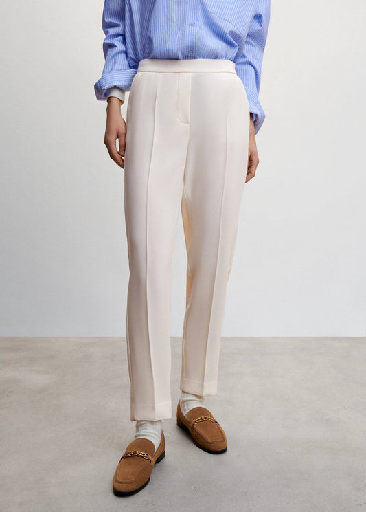 Pantalón Fluido Beige
