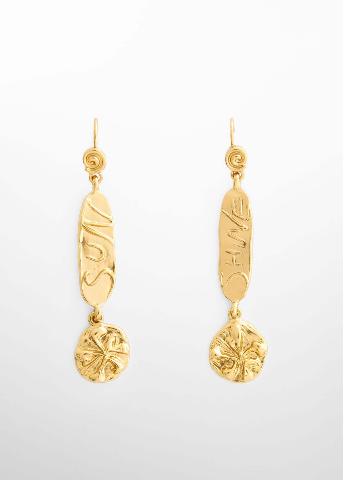 Pendientes Colgantes Dorado