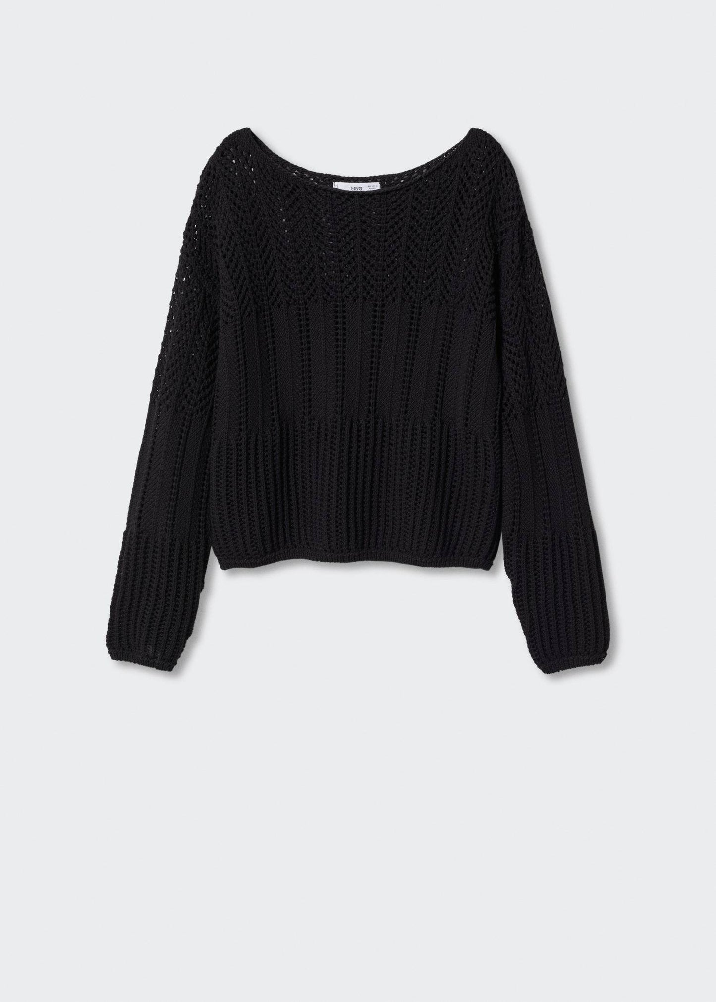 Sudadera Calado Negro