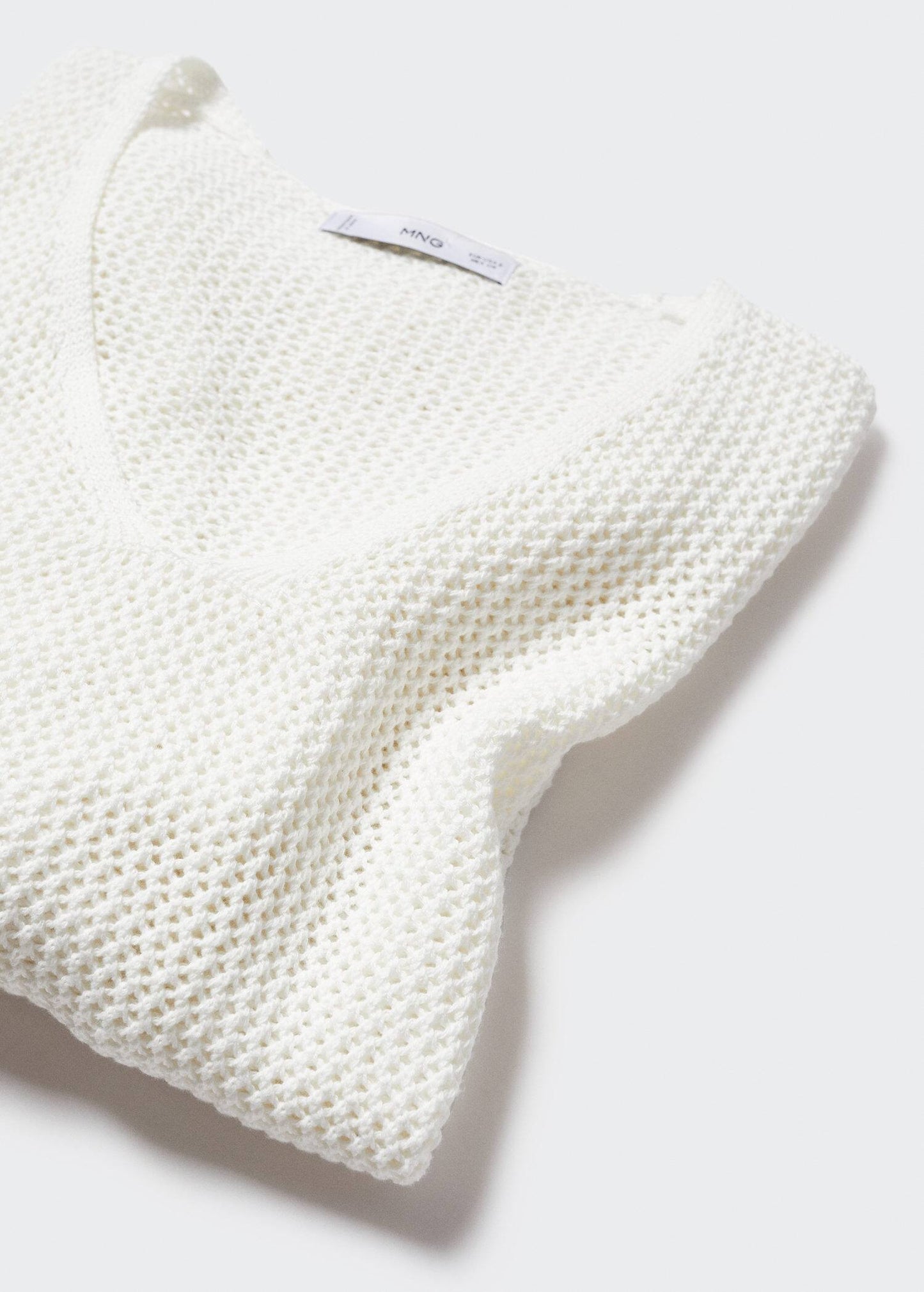 Sudadera Cuello Pico Blanco