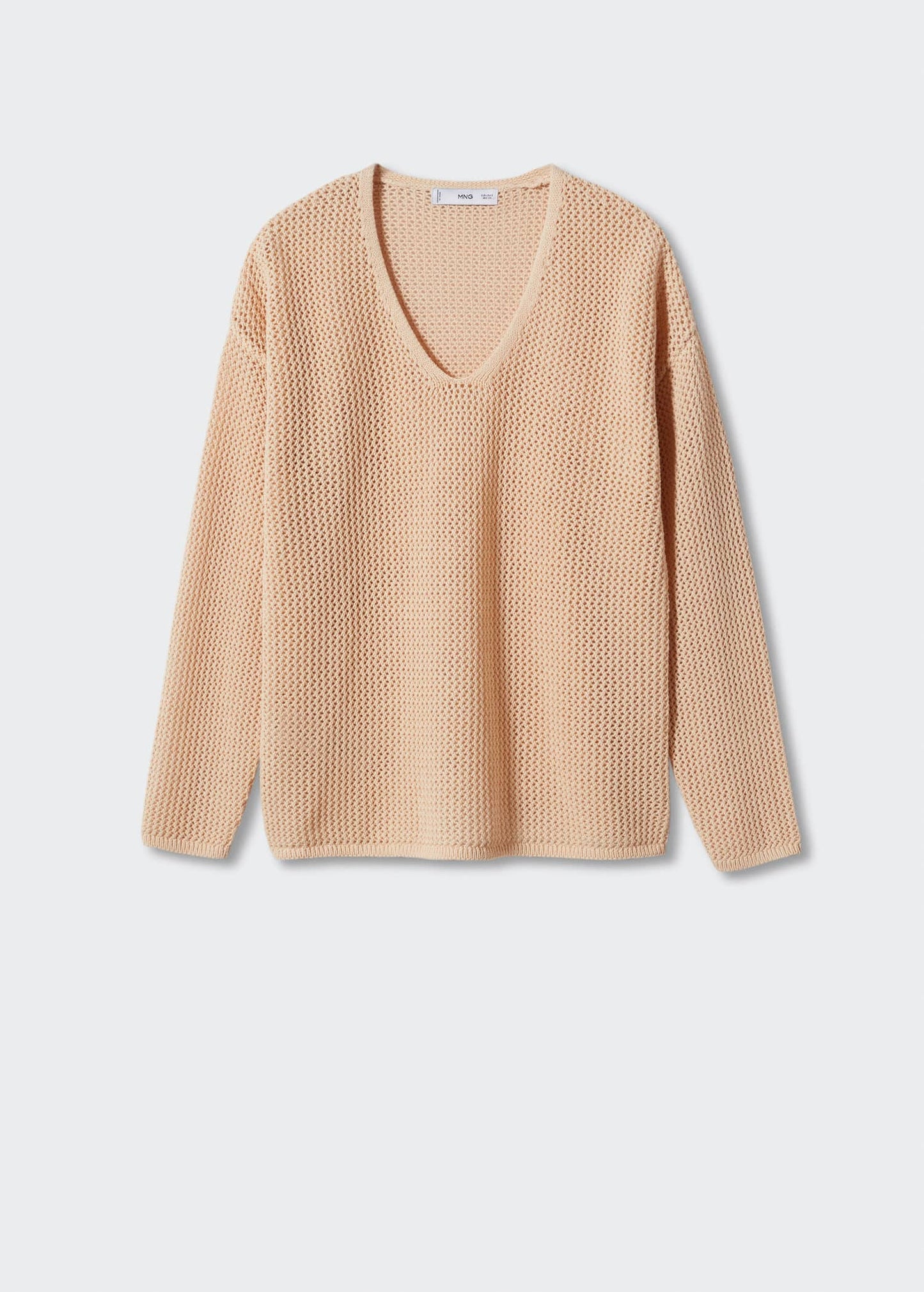 Sudadera Cuello Pico Café
