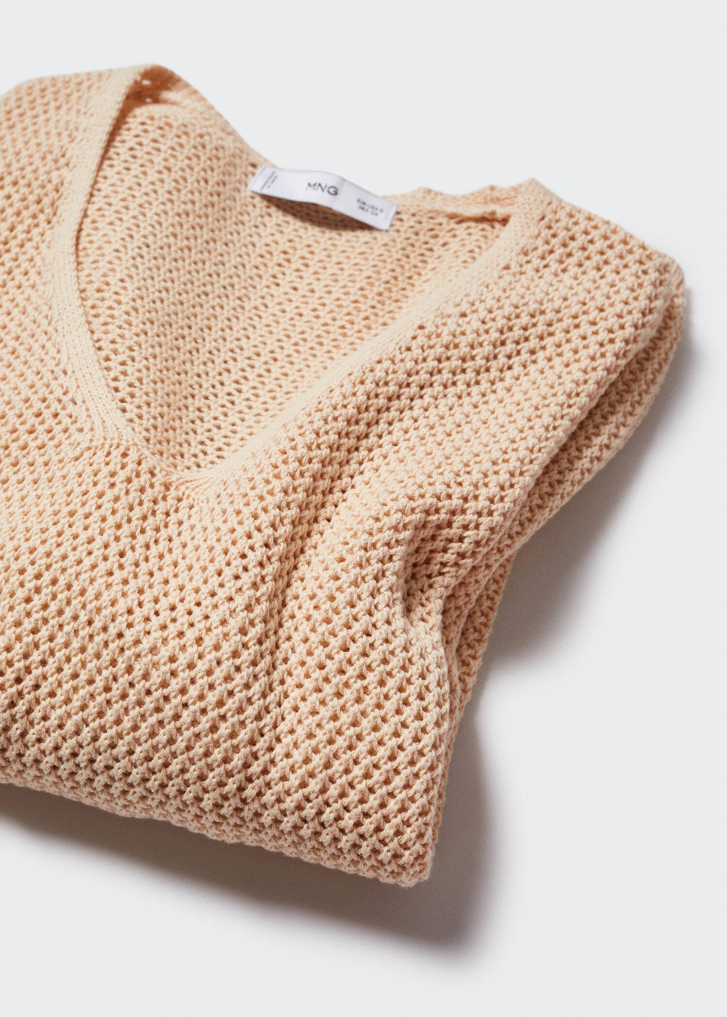 Sudadera Cuello Pico Café