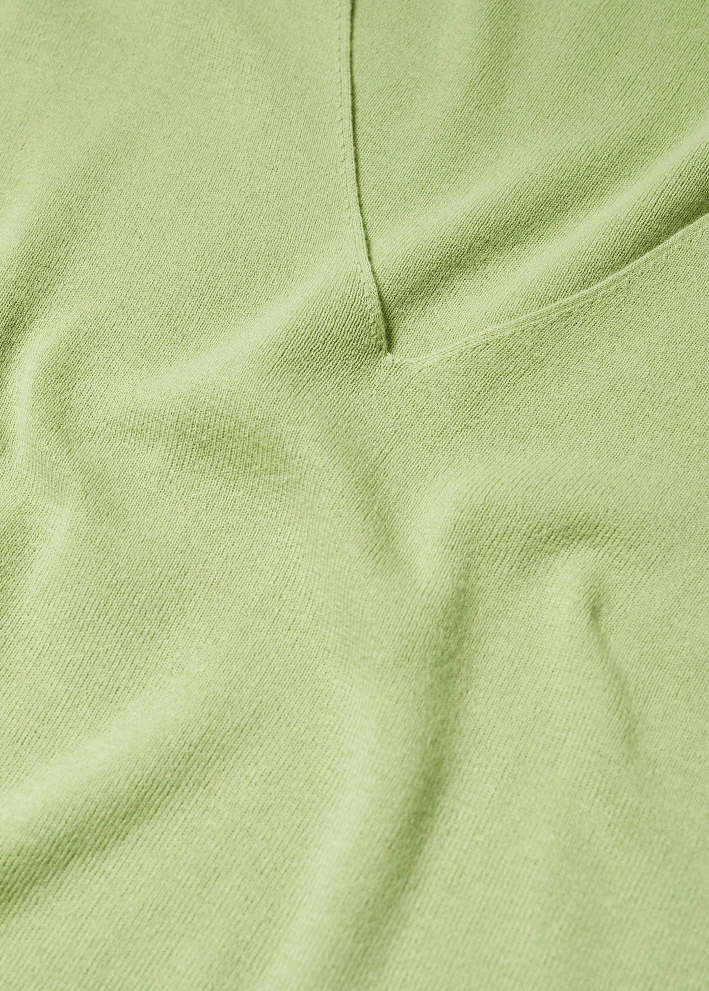 Sudadera Oversize Manga Tres Cuartos Verde