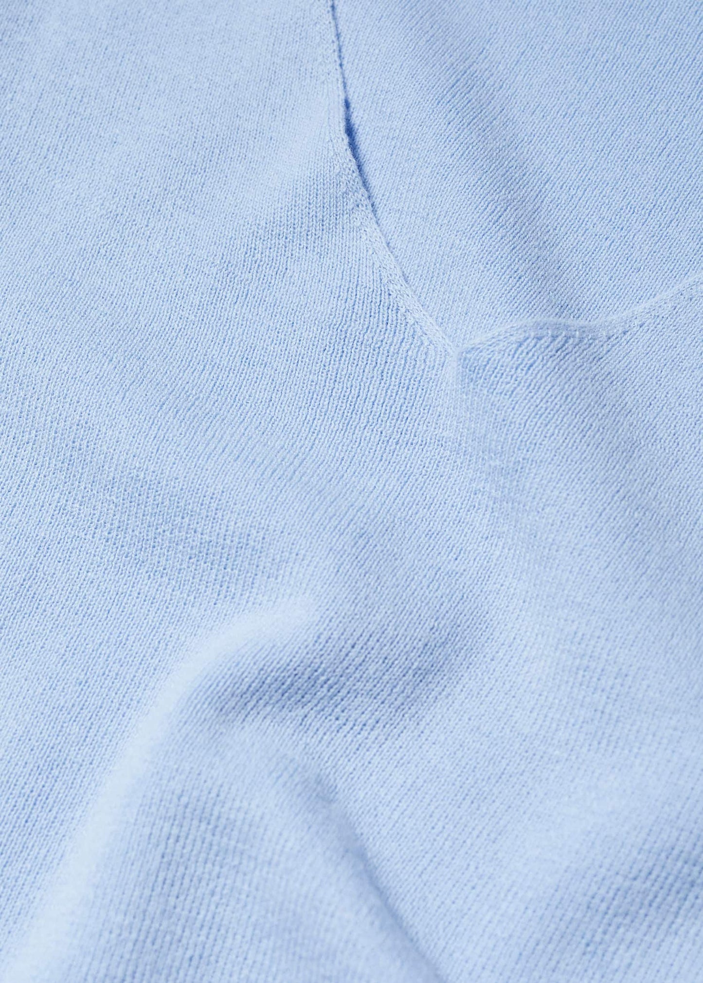 Sudaderas Oversize Manga Tres Cuartos Celeste