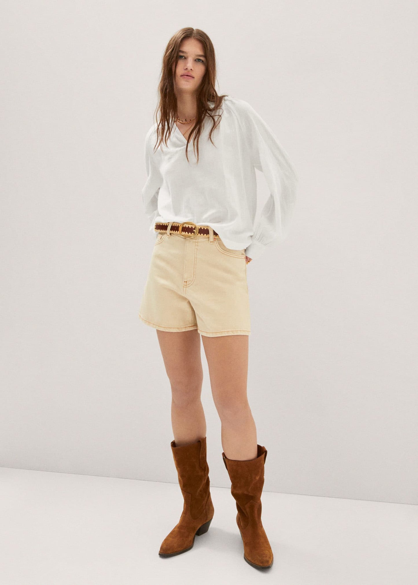 Blusa Textura Blanco