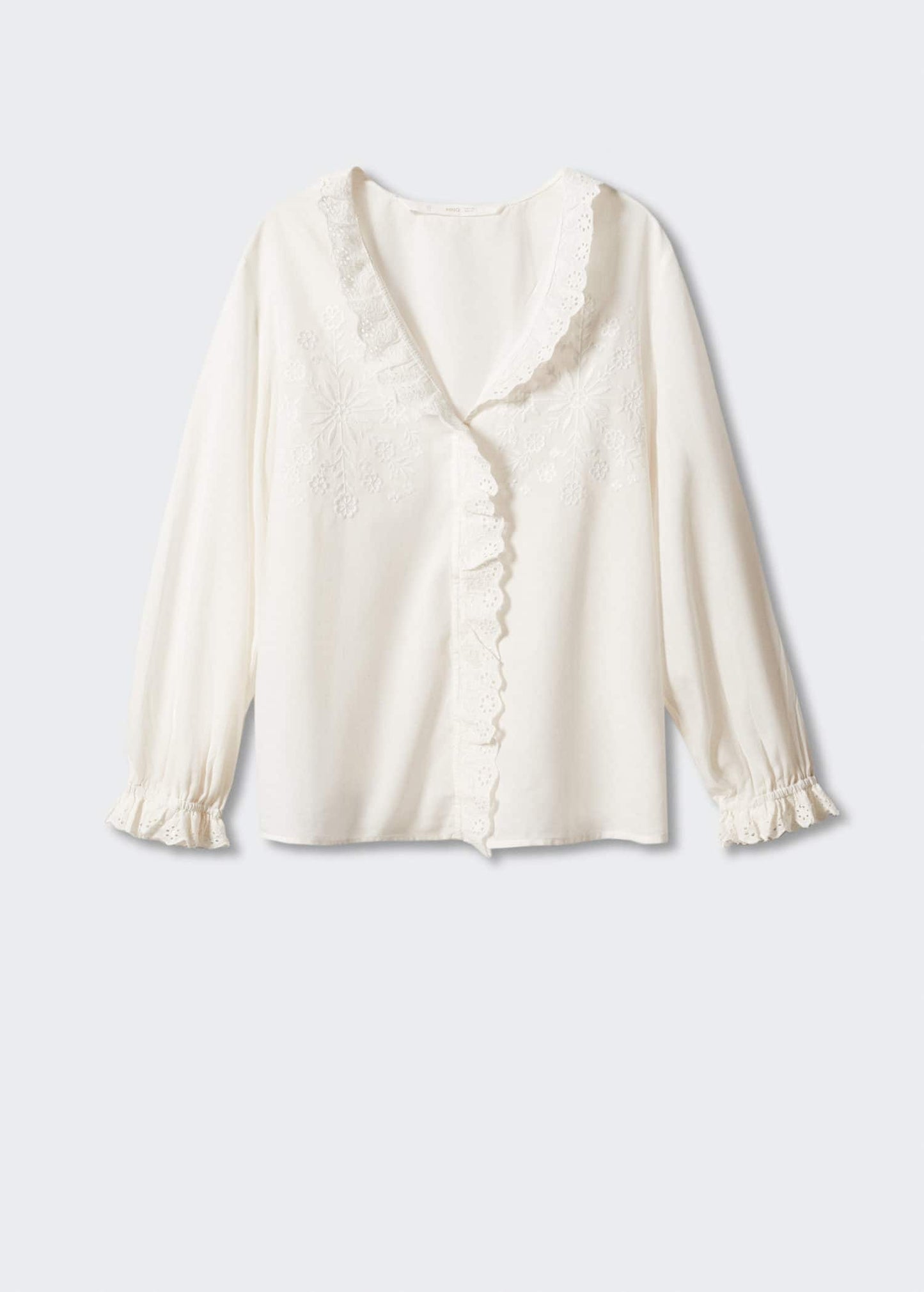 Blusa Bordada Blanco