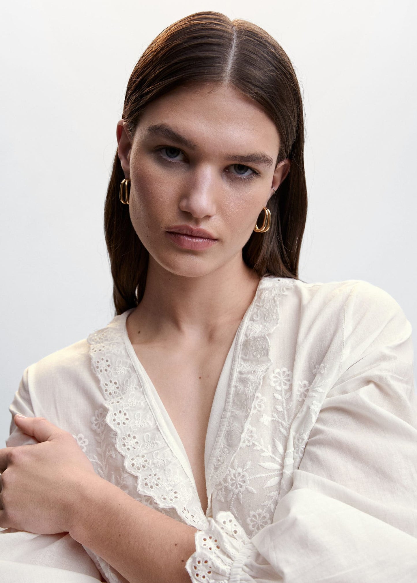 Blusa Bordada Blanco