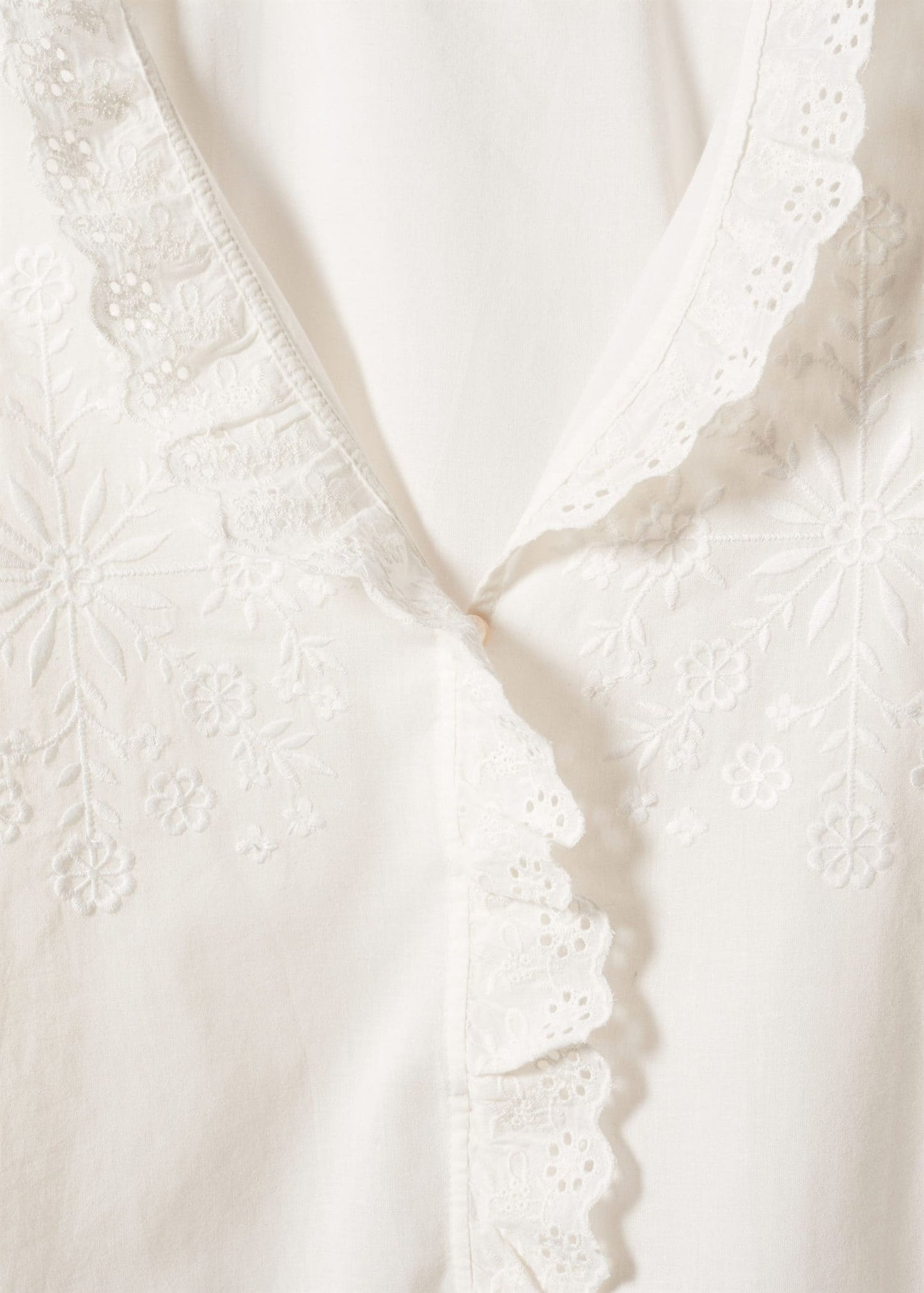 Blusa Bordada Blanco