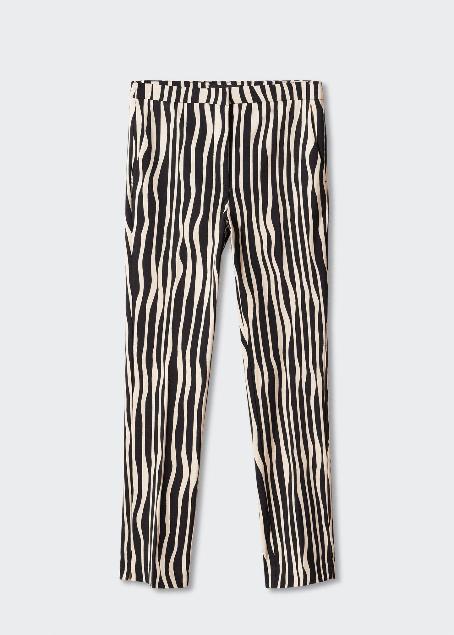 Pantalón Estampado Negro
